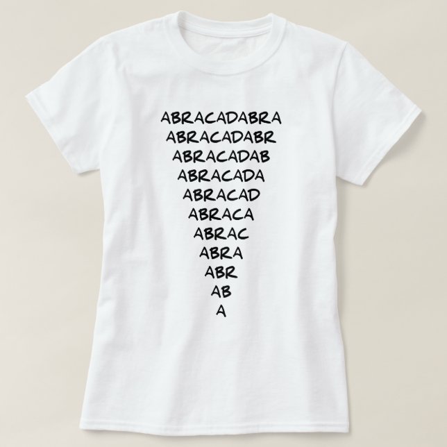 ABRACADABRA T-Shirt (Design Front)