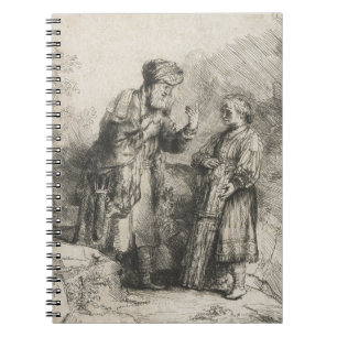 Abraham and Isaac Spiral Notebook