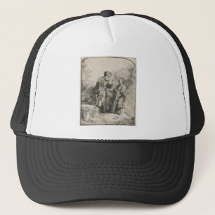 Abraham and Isaac Trucker Hat