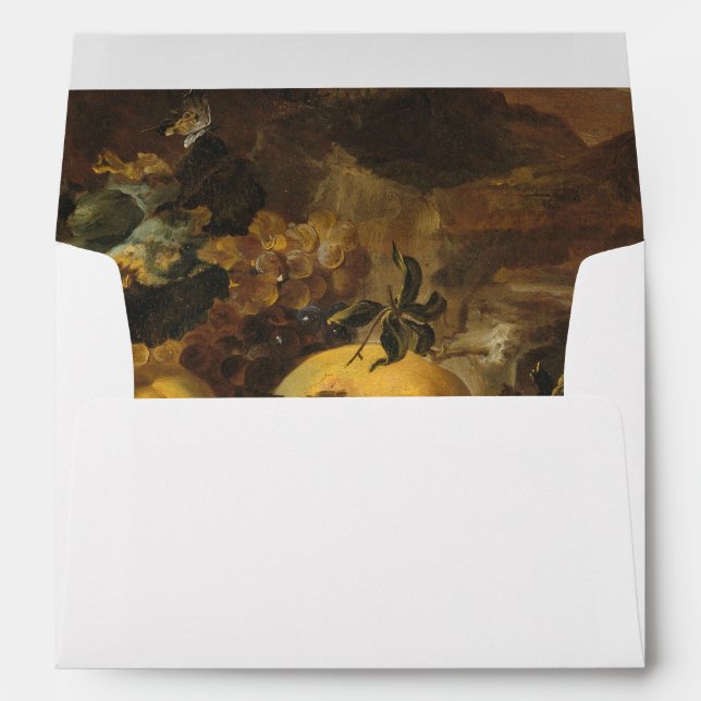 Abraham Brueghel - Pomegranates And Other Fruit Envelopes (Back (Bottom))