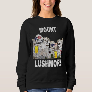 Abraham Drinkin Ben Drankin Mount Rushmore Usa 2 Sweatshirt
