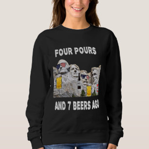 Abraham Drinkin Tshirt Mount Rushmore Funny 4th of