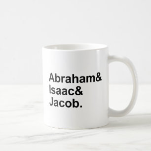Abraham Isaac Jacob 3 Patriarchs of Judaism Coffee Mug