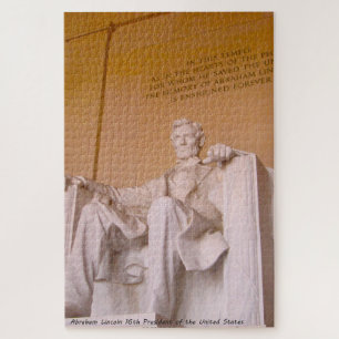 Abraham Lincoln 16th President of America. Jigsaw  Puzzle