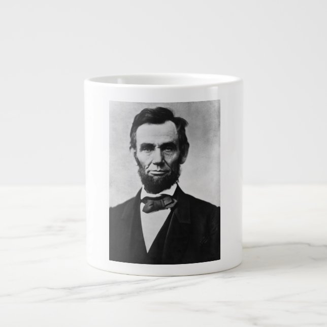 Abraham Lincoln: 16th President of America Large Coffee Mug (Front)