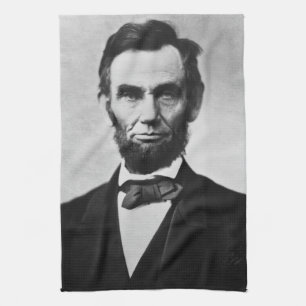 Abraham Lincoln: 16th President of America Tea Towel