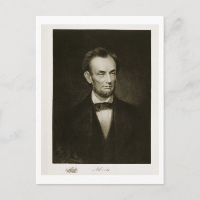 Abraham Lincoln, 16th President of the United Stat Postcard (Front)
