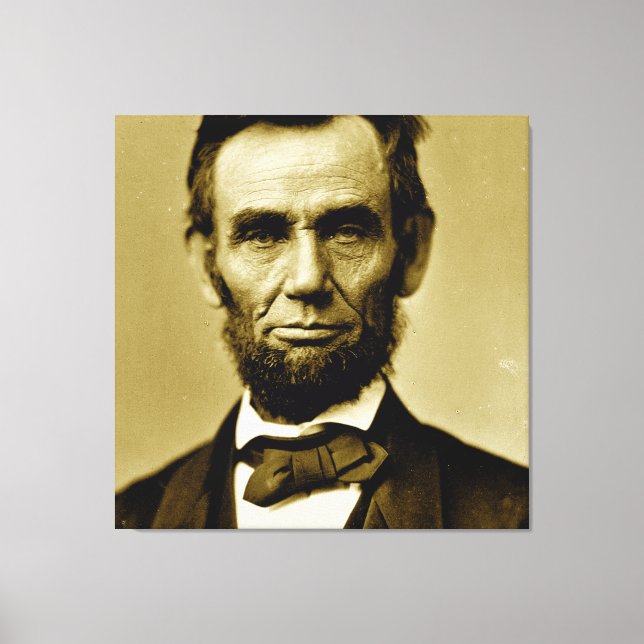 Abraham Lincoln 16th US President  Canvas Print (Front)