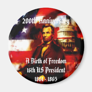 Abraham Lincoln 200th Anniversary Commemorative Magnet