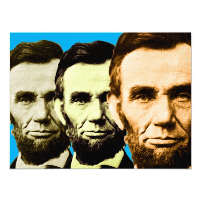Abraham Lincoln 3 Plus Photo Print (Front)