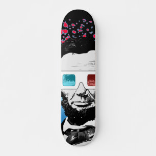 Abraham Lincoln - 3D Skateboard