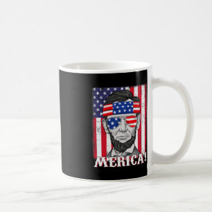 Abraham Lincoln 4th Of July Merica American Flag B Coffee Mug