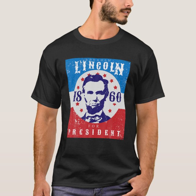 Abraham Lincoln  4Th Of July USA Tee Gift (Front)