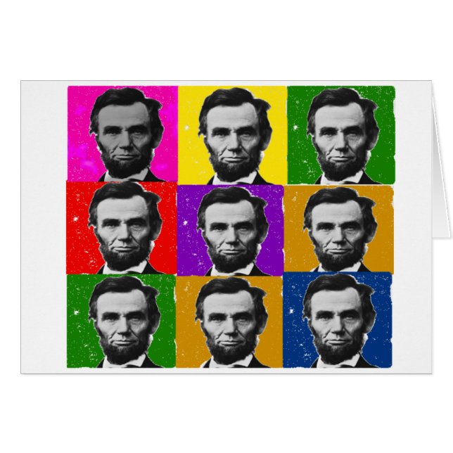 Abraham Lincoln Art Gifts---Unique 9 Photos (Front Horizontal)