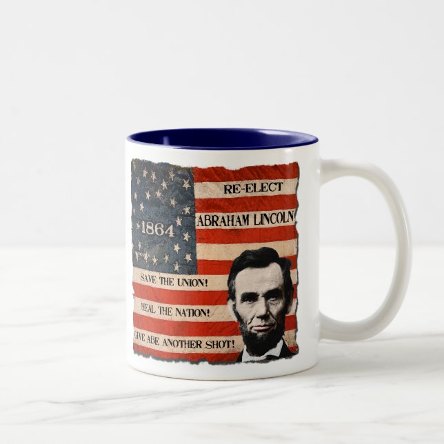 Abraham Lincoln Campaign Mug (Right)