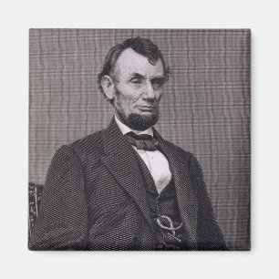 Abraham Lincoln, engraved from a photograph by Wil Magnet