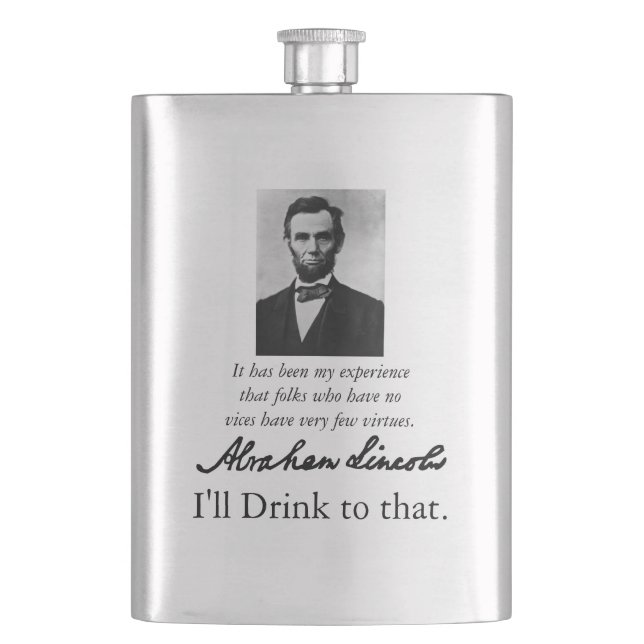 Abraham Lincoln Flask of Vice (Front)