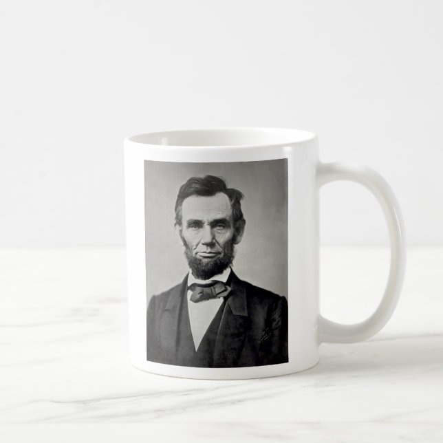 Abraham Lincoln Gettysburg Portrait Coffee Mug (Right)