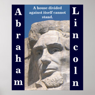 Abraham Lincoln House Divided Poster