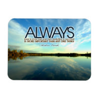 Abraham Lincoln Inspirational Quote "Always"