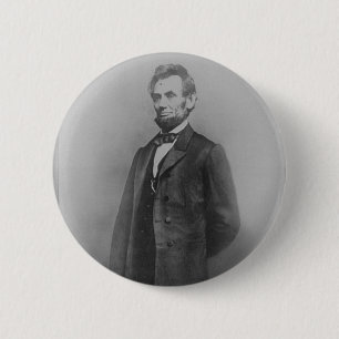 Abraham Lincoln, January 1864 6 Cm Round Badge