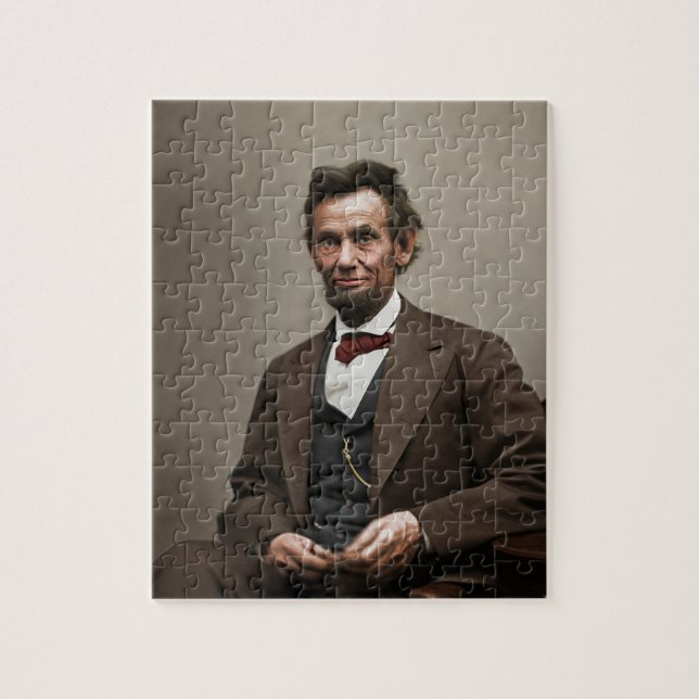 Abraham Lincoln Jigsaw Puzzle (Vertical)
