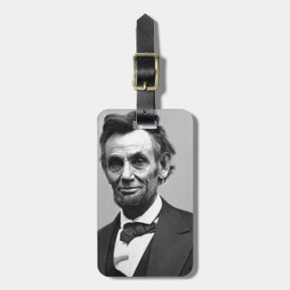 Abraham Lincoln Luggage Tag