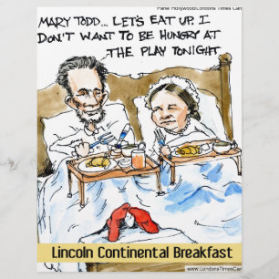 Abraham Lincoln & Mary Todd Breakfast In Bed