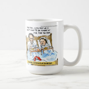 Abraham Lincoln & Mary Todd Breakfast In Bed Coffee Mug