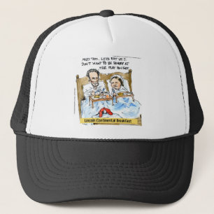 Abraham Lincoln & Mary Todd Breakfast In Bed Trucker Hat
