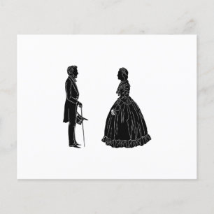 abraham lincoln mary todd lincoln silhouette