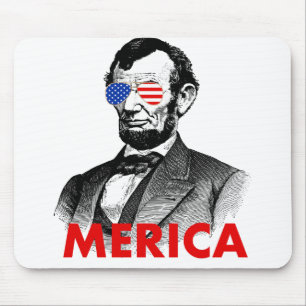 abraham lincoln merica mouse pad