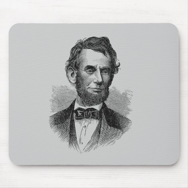 Abraham-Lincoln Mouse Pad (Front)