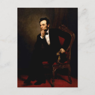 Abraham Lincoln Official White House Portrait Postcard
