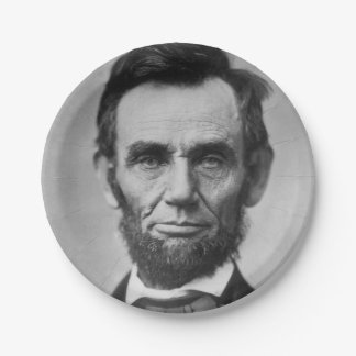 Abraham Lincoln Paper Plate