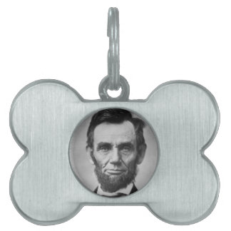 Abraham Lincoln Pet ID Tag