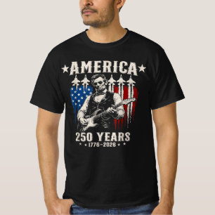 Abraham Lincoln Playing Guitar 250th Anniversary 4 T-Shirt