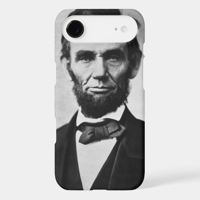 Abraham Lincoln Portrait Case-Mate iPhone Case (Back)