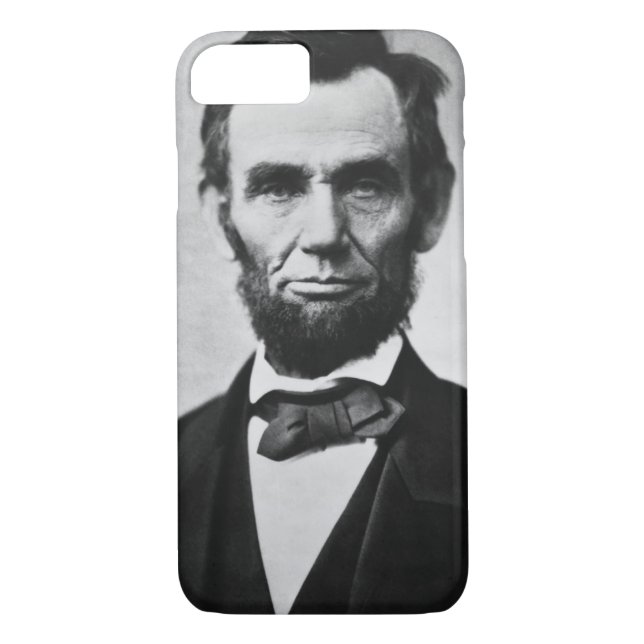 Abraham Lincoln Portrait Case-Mate iPhone Case (Back)