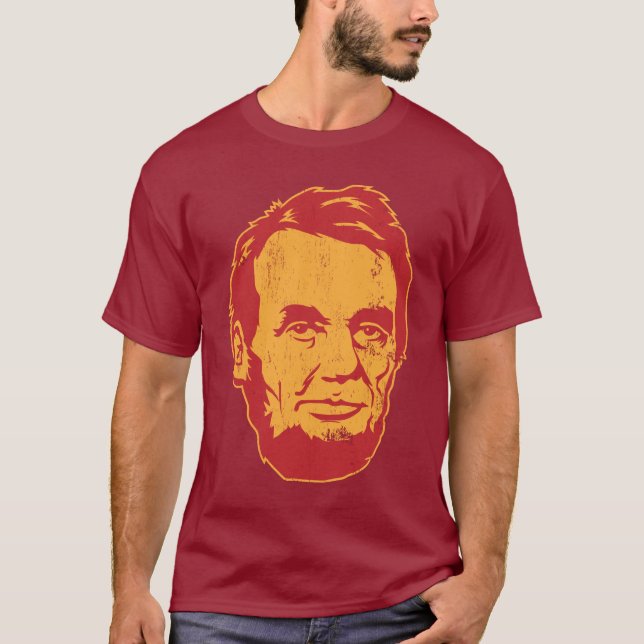 Abraham Lincoln Portrait T-Shirt (Front)