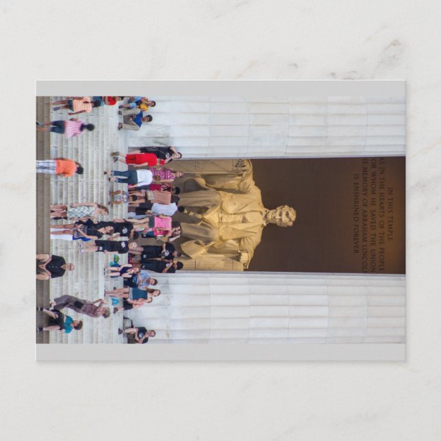 Abraham Lincoln Postcard (Front)