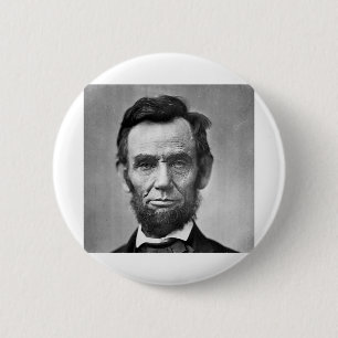 Abraham Lincoln - President 6 Cm Round Badge