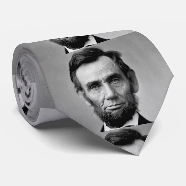 Abraham Lincoln President of the United States Tie (Rolled)