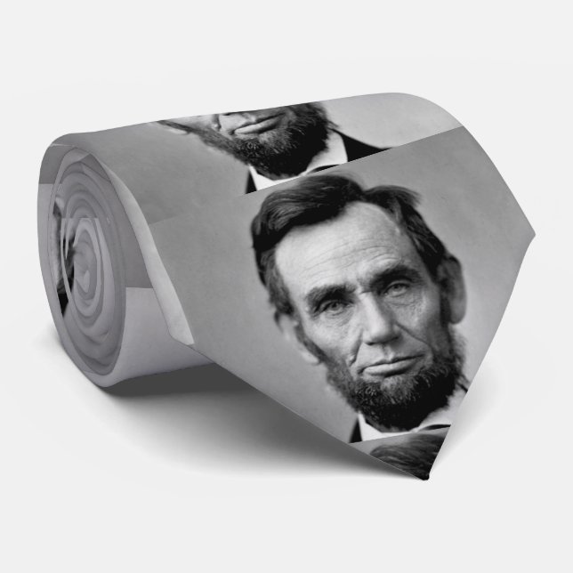 Abraham Lincoln  President of the United States Tie (Rolled)