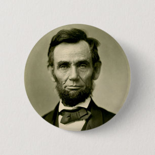 Abraham Lincoln president usa united states americ 6 Cm Round Badge