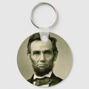 Abraham Lincoln president usa united states americ Key Ring