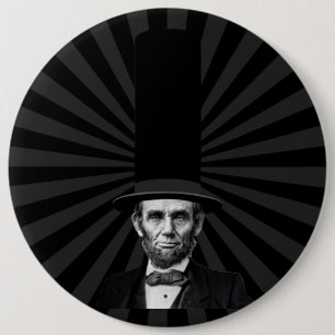 Abraham Lincoln Presidential Fashion Statement 6 Cm Round Badge