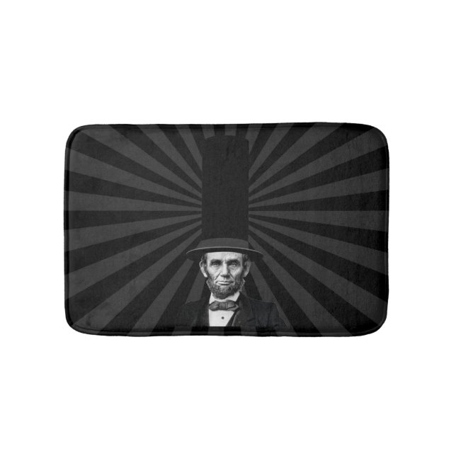 Abraham Lincoln Presidential Fashion Statement Bath Mat (Front)