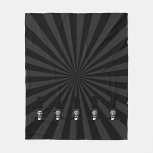 Abraham Lincoln Presidential Fashion Statement Fleece Blanket