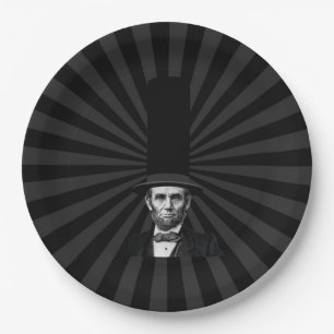 Abraham Lincoln Presidential Fashion Statement Paper Plate